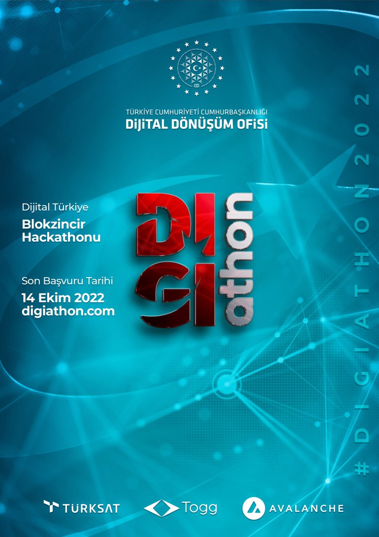 Dijital Türkiye Blokzincir Hakathonu Başlıyor. Başvurular için son tarih 14 Ekim 2022